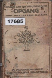 Image of Opgang: De Roman van een Vrouwenleven; Pendakian: Sebuah Roman Kehidupan Seorang Perempuan