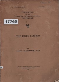 Image of The Isneg Farmer; Petani Isneg