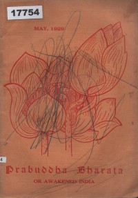 Image of Prabuddha Bharata or Awakened India; Prabuddha Bharata atau India yang Terjaga