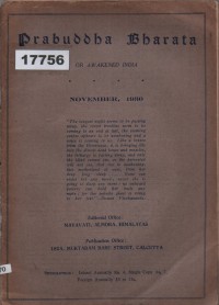 Image of Prabuddha Bharata; India yang Tercerahkan