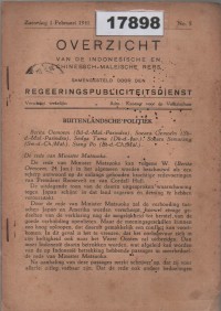 Image of Overzicht van de Indische en Chineesch-Maleische Pers; Ikhtisar Pers Indonesia dan Cina-Melayu