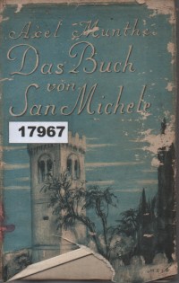 Image of Das Buch von San Michele; Buku dari San Michele