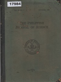 Image of The Philippine Journal of Science; Jurnal Ilmu Pengetahuan Filipina