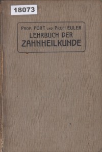 Image of Lehrbuch der Zahnheilkunde; Buku Pegangan Kedokteran Gigi