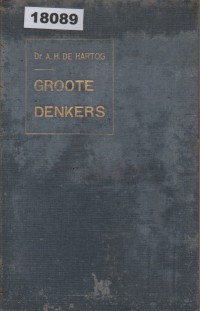 Image of Groote Denkers; Pemikir-pemikir Besar