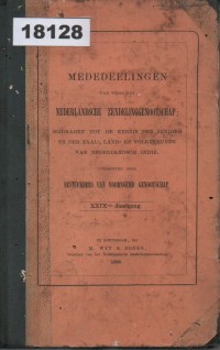 Image of Mededeelingen vanwege het Nederlandsche Zendlinggenootschap; Laporan dari Masyarakat Missionaris Belanda