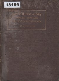 Image of Hulpwoordenboek voor Groot-Nederland; Kamus Pembantu untuk Belanda Raya