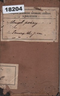 Image of Poëtische Werken van M. J. van Lennep; Karya-Karya Puitis dari M. J. van Lennep)