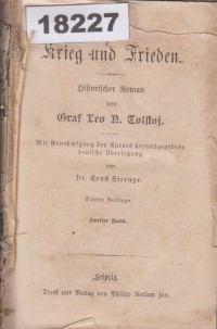 Image of Krieg und Frieden; Perang dan Perdamaian