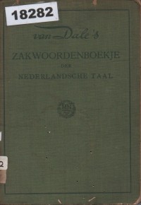 Image of Van Dale's Zakwoordenboekje der Nederlandsche Taal; Kamus Saku Bahasa Belanda Van Dale