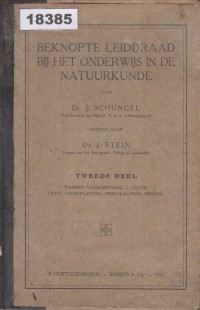 Image of Beknopte Leiddraad bij het Onderwijs in de Natuurkunde; Panduan Singkat dalam Pengajaran Ilmu Pengetahuan Alam