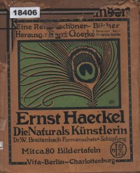 Image of Die Natur Als Künstlerin; Alam Sebagai Seniman