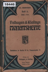 Image of Velthagen & Klafing Monatshefte; Majalah Velthagen & Klafing