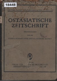 Image of Ostasiatische Zeitschrift; Jurnal Asia Timur