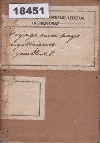 Image of Voyage aux Pays Mystérieux; Perjalanan ke Negeri-negeri Misterius