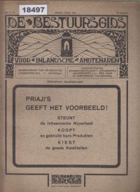 Image of De Bestuurs Gids voor Inlandsche Ambtenaren; Panduan Administrasi untuk Pegawai Pemerintah Pribumi