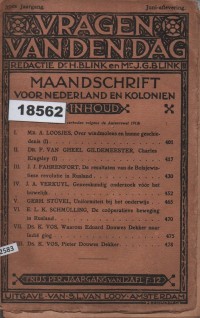 Image of Vragen van den Dag; Pertanyaan Sehari-hari