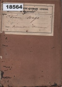 Image of Frau Sorge; Nyonya Sorge