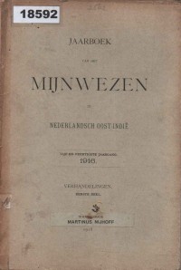 Image of Jaarboek van het Mijnwezen in Nederlandsch Oost-Indië; Buku Tahunan Pertambangan di Hindia Belanda