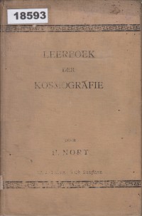Image of Leerboek der Kosmografie; Buku Ajar Kosmografi
