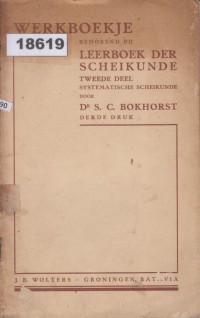 Image of Werkboekje Behorend Bij Leerboek Der Scheikunde; Buku Kerja untuk Buku Pelajaran Kimia