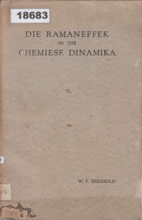 Image of Die Raman Effekt in die Chemiese Dinamika; Efek Raman dalam Dinamika Kimia