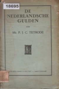 Image of De Nederlandsche Gulden; Gulden Belanda