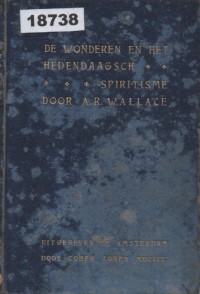 Image of De Wonderen en het Hedendaagsch Spiritisme; Keajaiban dan Spiritisme Kontemporer