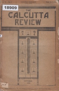 Image of The Calcutta Review; Tinjauan Calcutta