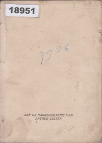 Image of Aan de Nagedachtenis van Arthur Lesser; Untuk Kenangan Arthur Lesser