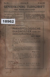 Image of Parasitologische Diagnostiek voor den Medicus-Prakticus in Ned.-Indië; Diagnostik Parasitologi untuk Praktisi Medis di Hindia Belanda