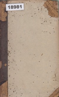 Image of Algemene en Directievergaderingen;  Notulen dari Rapat Umum dan Direksi Bataviaas Genootschap