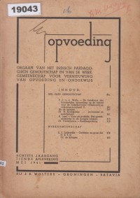 Image of Opvoeding; Pendidikan