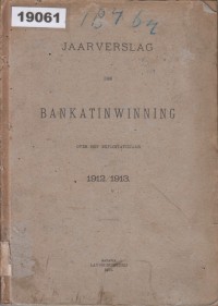 Image of Jaarverslag der Bankatinwinning; Laporan Tahunan Perbankan