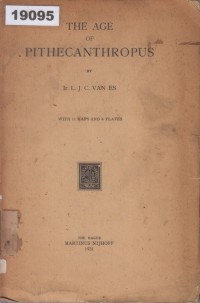 Image of The Age of Pithecanthropus; Zaman Pithecanthropus