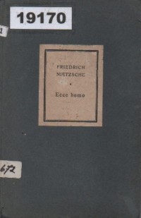 Image of Ecce Homo: Wie man wird, was man ist; Ecce Homo: Cara Menjadi Diri Sendiri