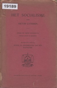 Image of Het Socialisme; Sosialisme