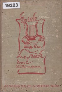 Image of Epiek en Lyriek; Epik dan Lirik