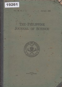 Image of The Philippine Journal of Science; Jurnal Ilmu Pengetahuan Filipina