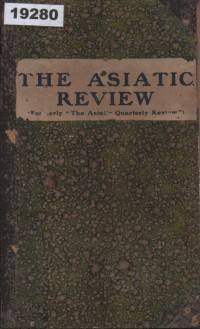 Image of The Asiatic Review; Tinjauan Asiatis