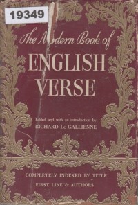Image of The Modern Book of English Verse; Buku Modern Puisi Bahasa Inggris