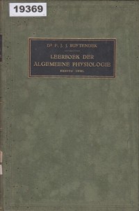 Image of Leerboek der Algemeene Physiologie; Buku Ajar Fisiologi Umum