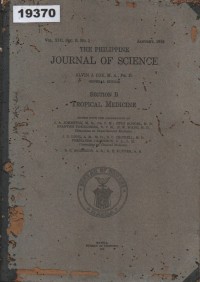 Image of The Philippine Journal of Science; Jurnal Ilmu Pengetahuan Filipina