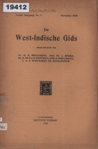 Image of De West-Indische Gids; Panduan Hindia Barat