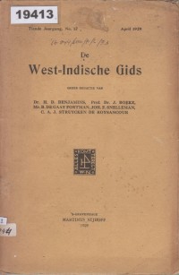 Image of De West-Indische Gids; Panduan Hindia Barat