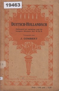 Image of Duitsch-Hollandsch; Jerman-Belanda