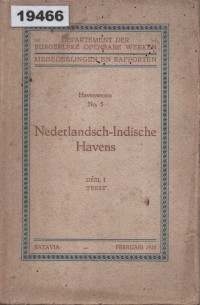 Image of Nederlandsch-Indische Havens; Pelabuhan-Pelabuhan Hindia Belanda