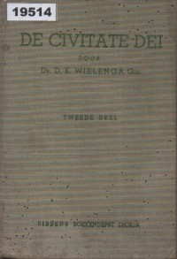 Image of De Civitate Dei; Tentang Kota Tuhan