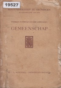 Image of Gemeenschap; Masyarakat