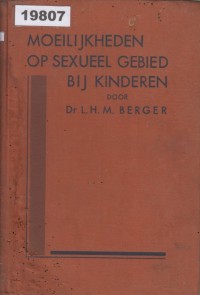 Image of Moeilijkheden op Sexueel Gebied bij Kinderen; Kesulitan di Bidang Seksual pada Anak-Anak